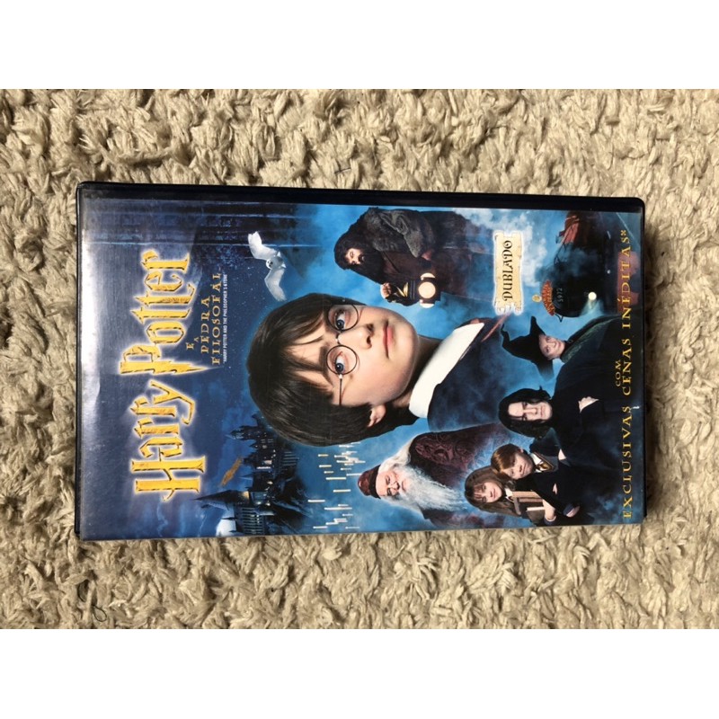 Fita Vhs Harry Potter E A Pedra Filosofal Shopee Brasil