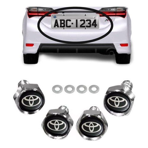 Kit Parafuso De Placa Emblema Toyota Corolla A Shopee Brasil