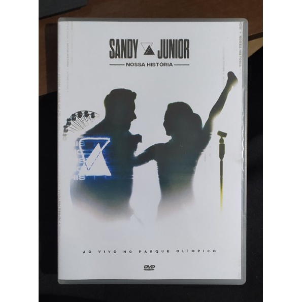 DVD Sandy e Junior Nossa História ULTIMO SHOW Shopee Brasil