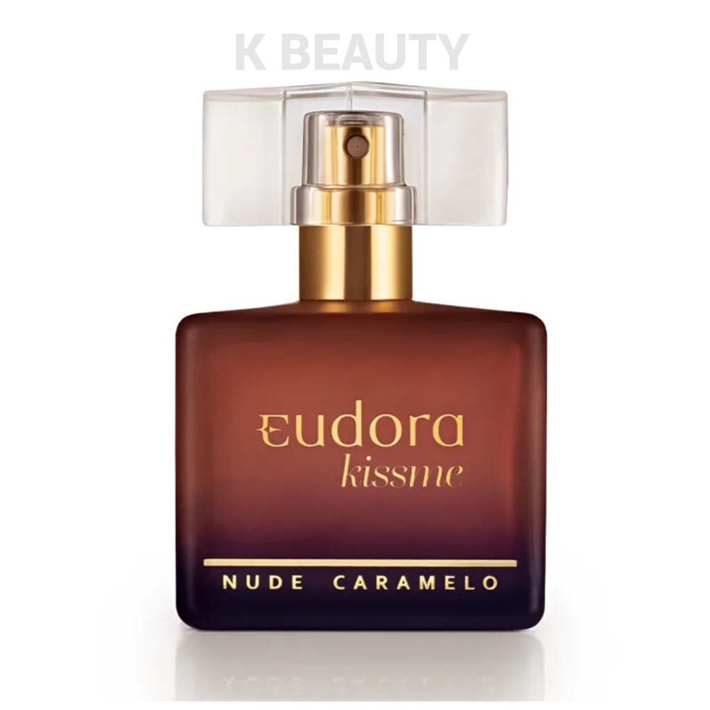 Colônia Desodorante Kiss Me Nude Caramelo 50ml Eudora Shopee Brasil