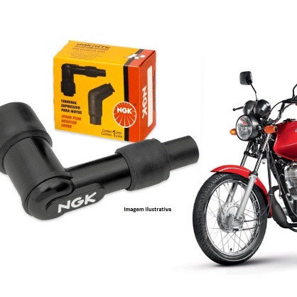 Cachimbo De Vela Ngk Ld Fp Honda Cg Titan Fan Pop Ybr