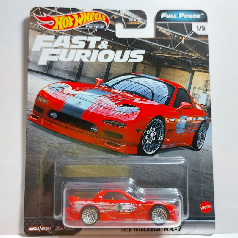 Mazda RX Fast Furious Full Force Hot Wheels Premium Shopee Brasil