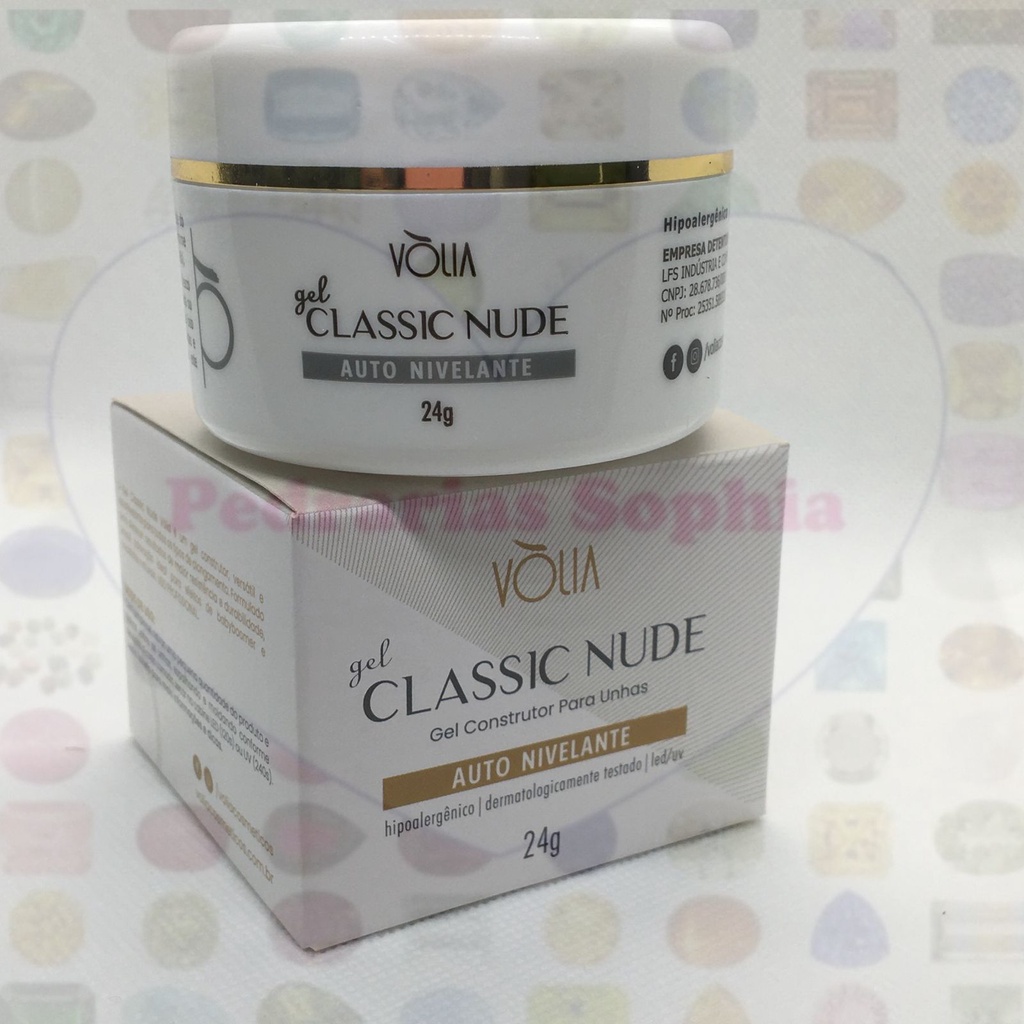 Gel Volia Classic Nude G Shopee Brasil