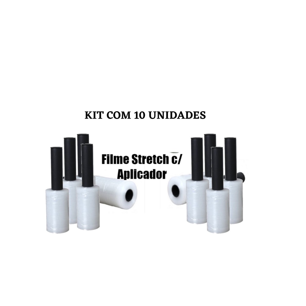 Kit Rolos Filme Stretch C Aplicador Girat Rio Shopee Brasil