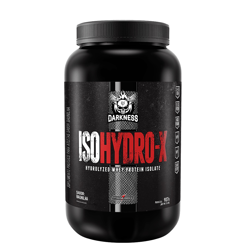 Whey Protein Isolado E Hidrolizado Iso Hydro X Morango Shopee Brasil