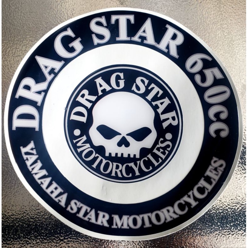 Adesivo Filtro De Ar Yamaha Drag Star Motorcycles Cc Resinado