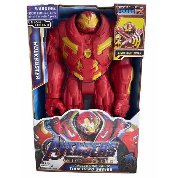 Boneco Figura De A O Hulkbuster Guerra Infinita Cm Shopee Brasil