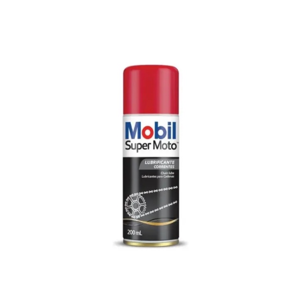 Oleo Lubrificante Corrente Mobil Chain Lube Spray Moto 200ml Shopee