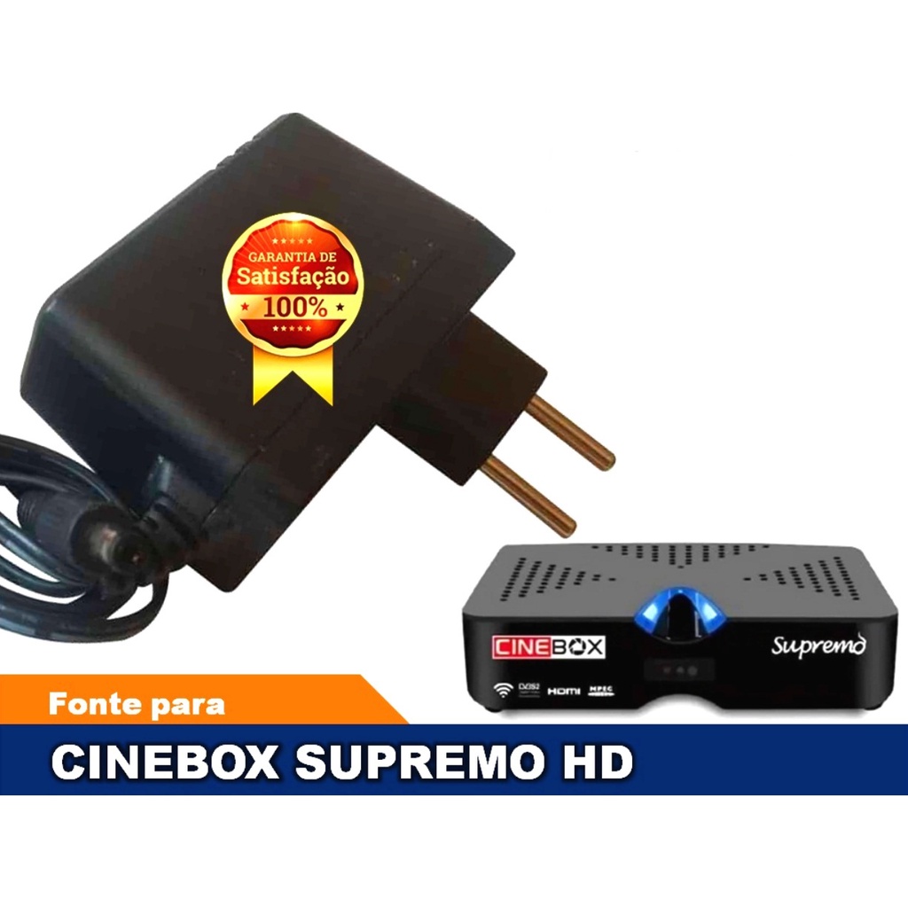 Fonte Para Receptor Cinebox Cine Box Supremo HD Envio Imediato