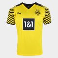 Camisa Borussia Dortmund Home 21 22 S N Torcedor Puma Masculina