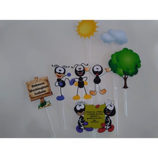 Kit Topper Topo De Bolo Smilinguido Personalizado Shopee Brasil