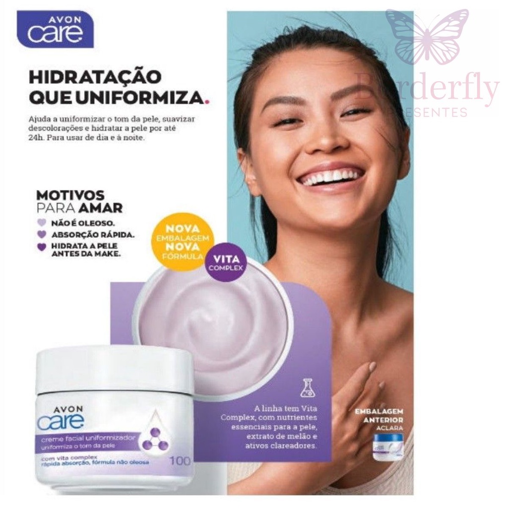 Creme Facial Uniformizador Avon Care 100g Avon Shopee Brasil