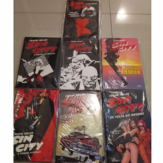 Coleção Sin City Frank Miller Completa 7 edições Shopee Brasil