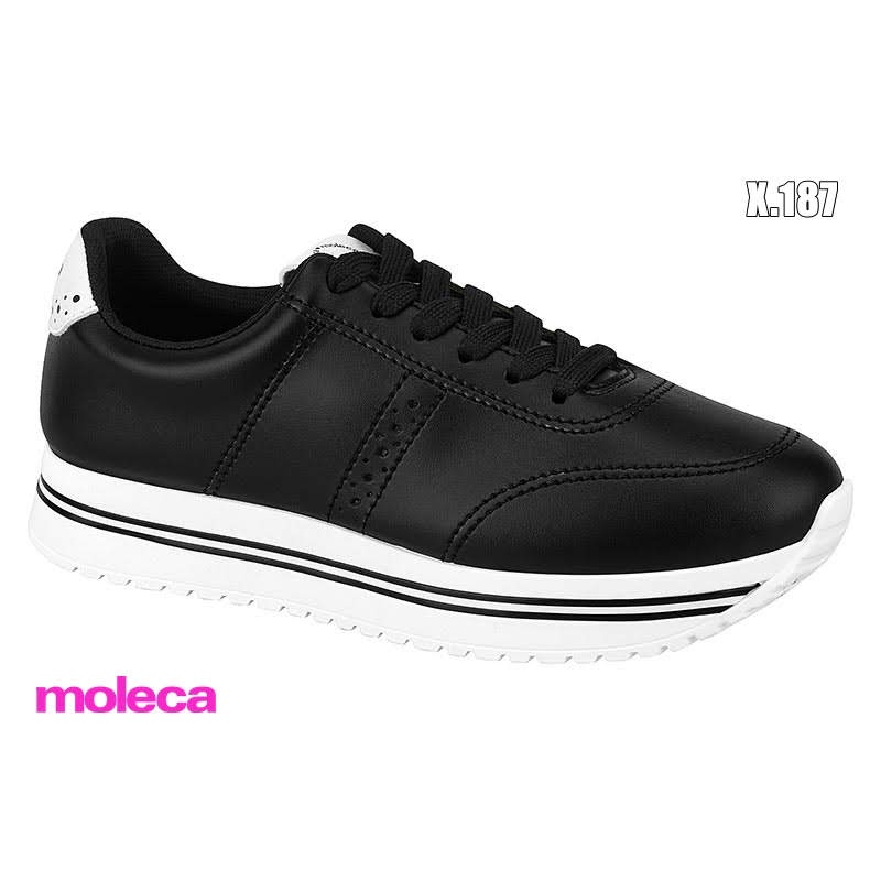 T Nis Casual Feminino Moleca Napa Sardenha Preto Shopee Brasil