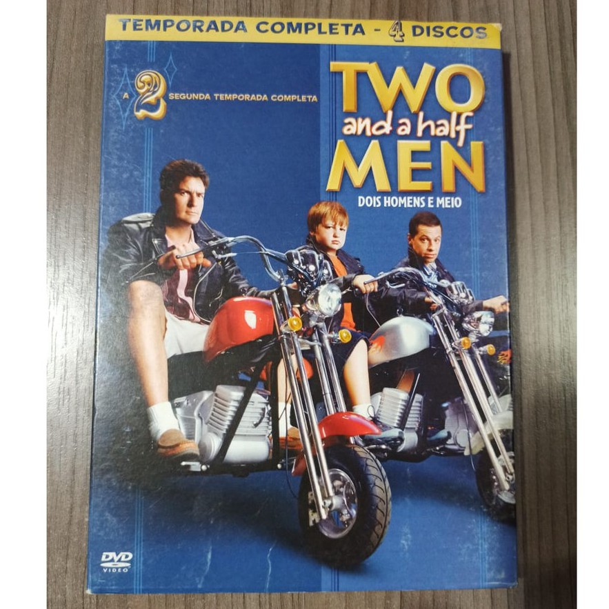 DVD Two And A Half Men Temporada 2 Completa Original Shopee Brasil