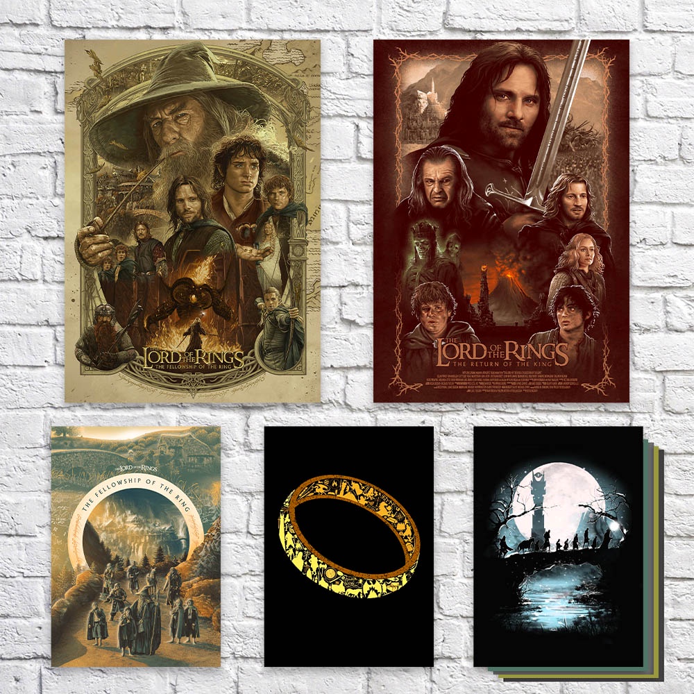 Placa Decorativa MDF O SENHOR DOS ANEIS 01 THE LORD OF THE RINGS