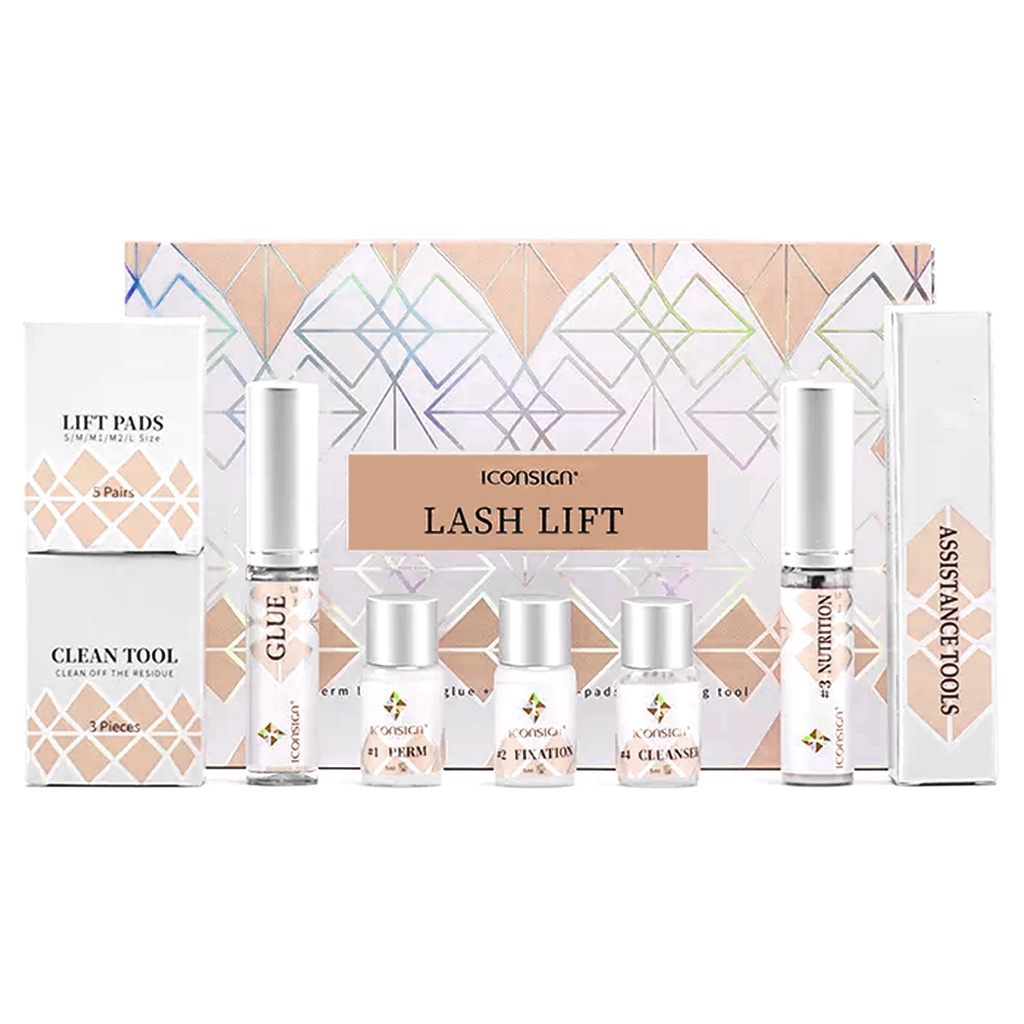 Kit Completo Lash Lift Cilios Iconsign Brow Lamination Luxo Shopee Brasil