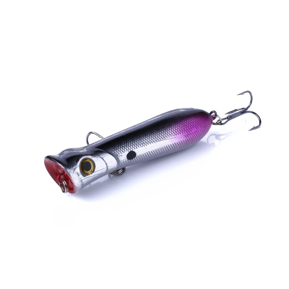 Hengjia Pcs Topwater Popper Wobblers Iscas Pl Sticas De Pesca Cm G