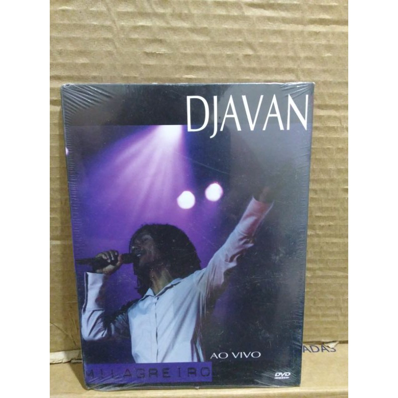 Dvd Djavan Milagreiro Ao Vivo Digifile Lacrado Shopee Brasil