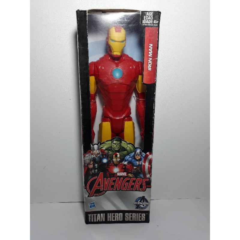 Boneco Homem De Ferro Marvel Avengers Titan Hero Series Escorrega O Pre O