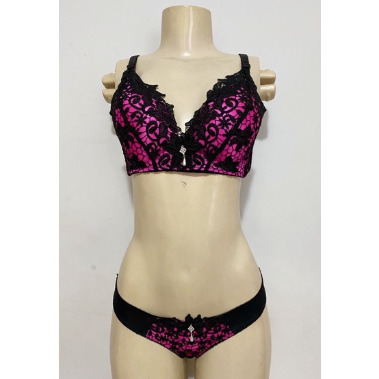 Conjunto De Lingerie Rendado Bojo Sem Arco Shopee Brasil