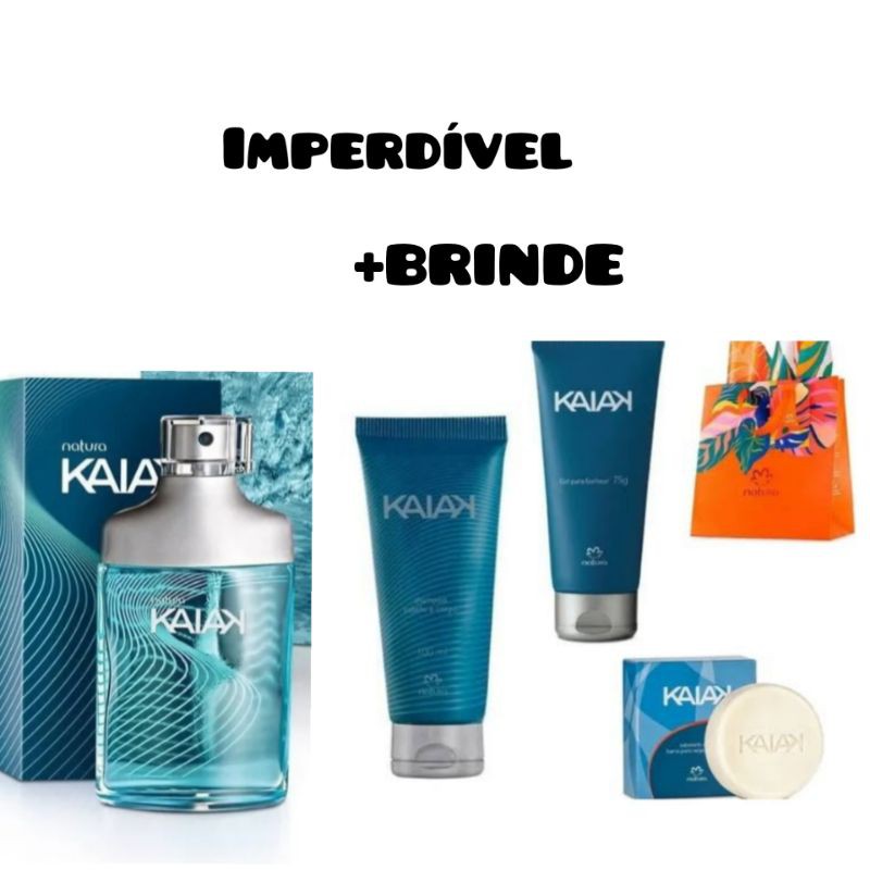 Kit Kaiak Tradicional Masculino Natura Shopee Brasil