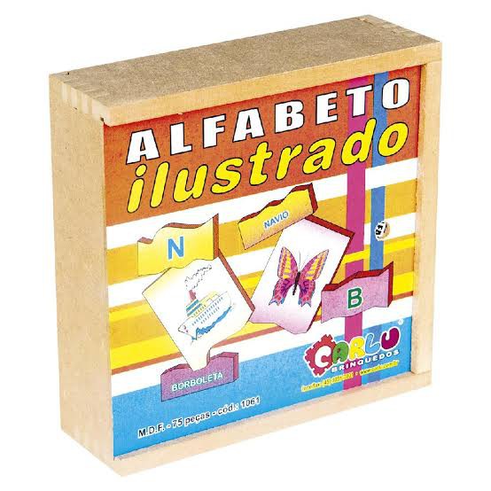 Alfabeto Ilustrado Educativo Carlu Shopee Brasil