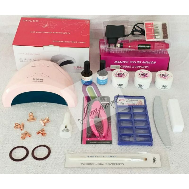 Kit Para Gel Na Tips Kit Para Unha De Gel Kit Para Iniciante Kit