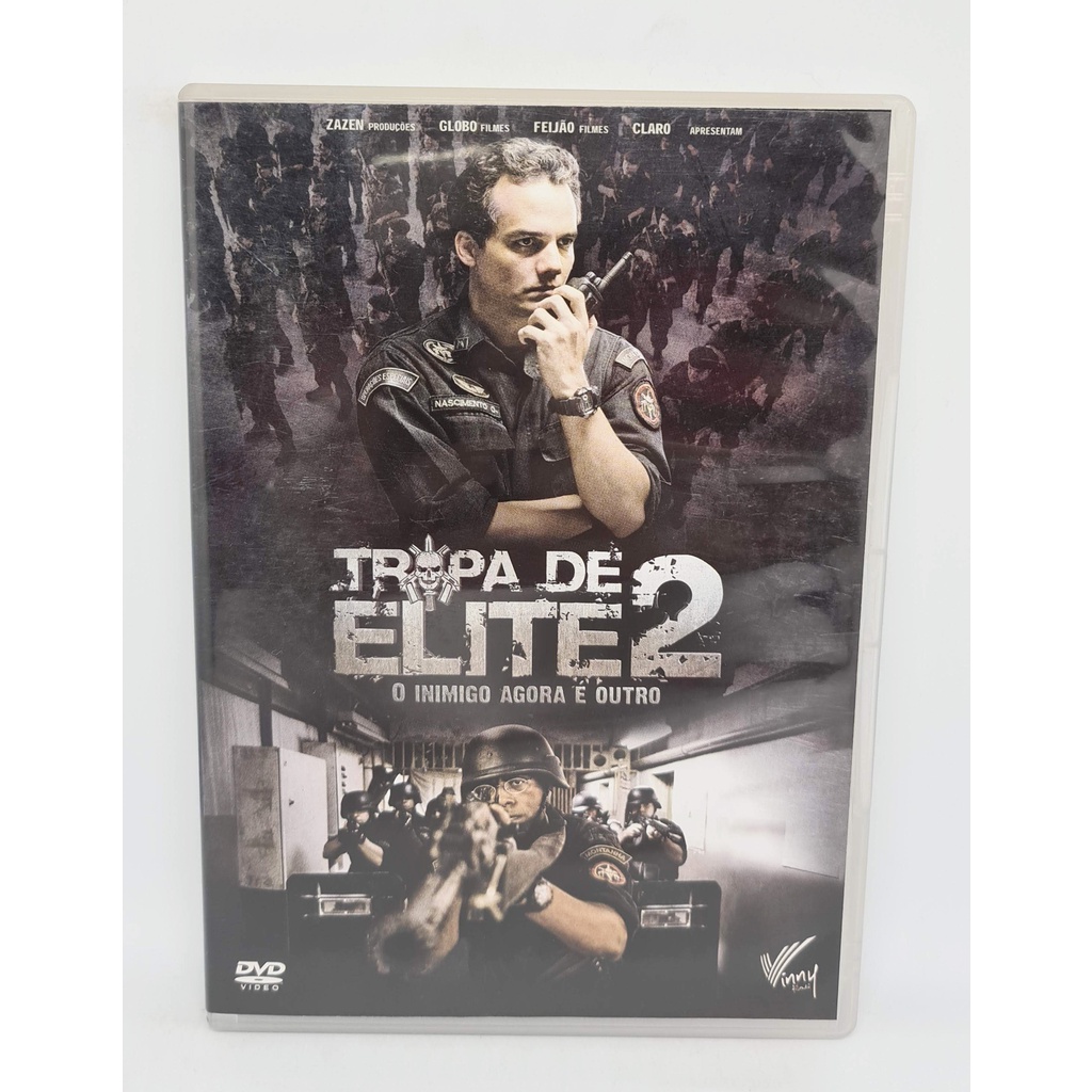 DVD Tropa de Elite 2 O Inimigo Agora é Outro Shopee Brasil