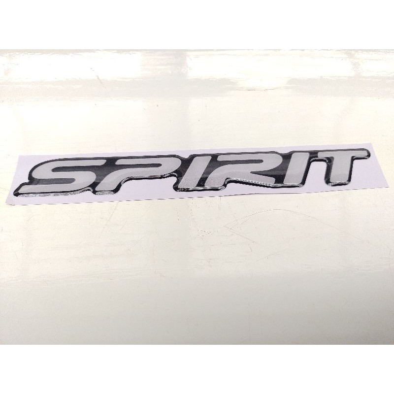 Adesivo Emblema Resinado Spirit Chevrolet Gm Celta Corsa Meriva Na Cor