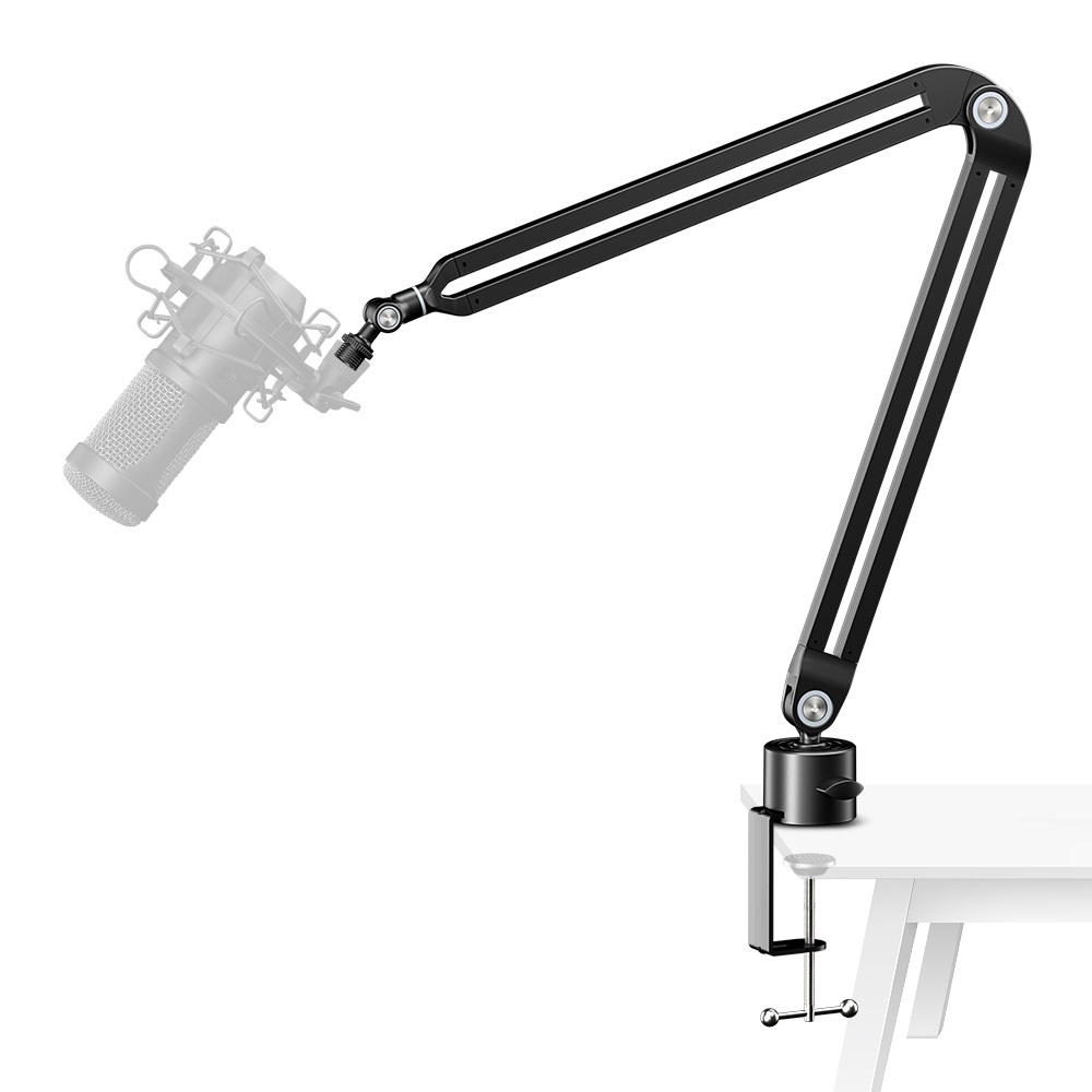 Suporte Pedestal Braco Articulado Flexivel Wave Mic Arm Low Profile