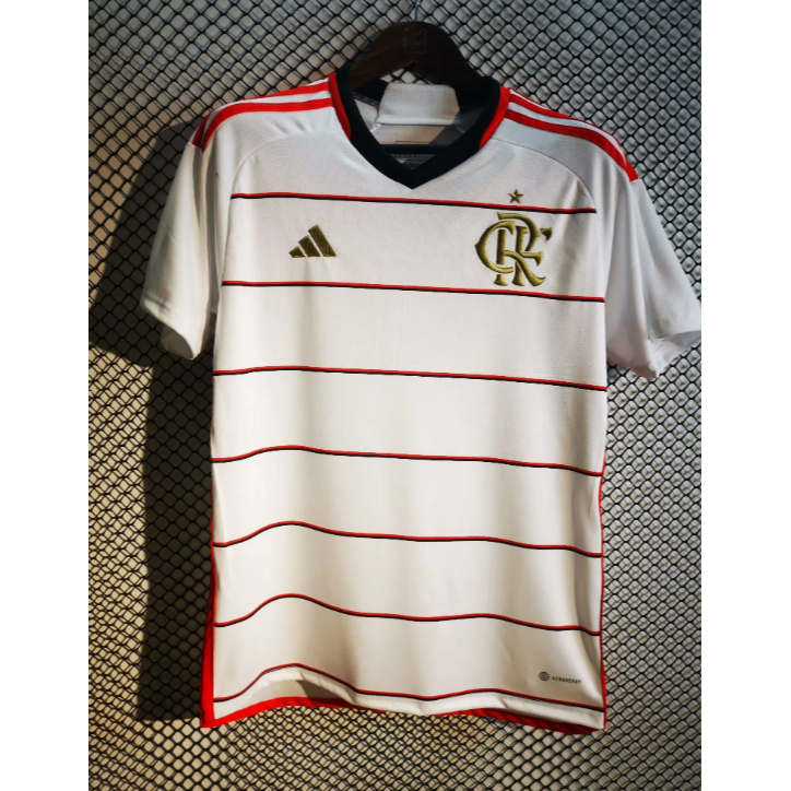 Camisa De Futebol Branca Da Equipe 23 24 Flamenco 1 1 Camisas De