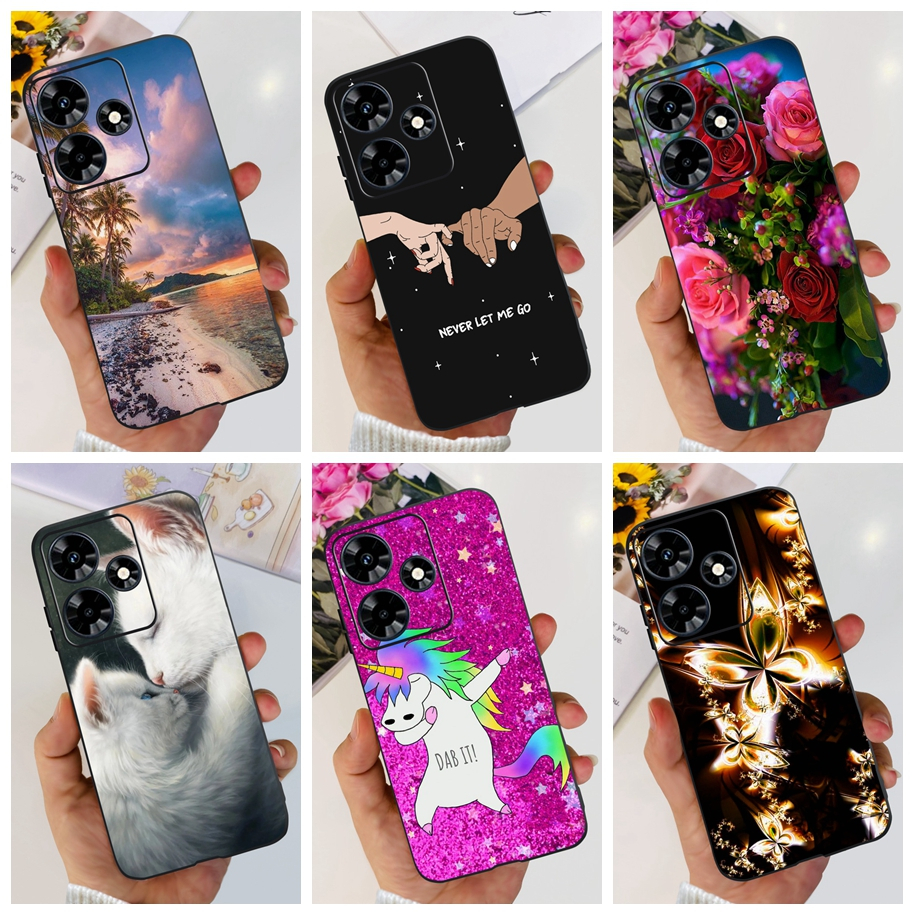 Caixa À Prova De Choque Infinix Hot 30 Play NFC X6835 Capa De Silicone