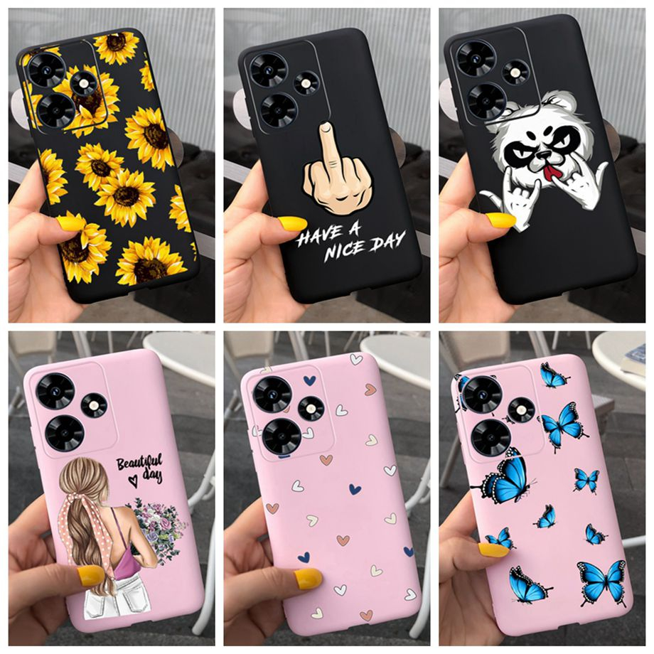 Infinix Hot 30 X6831 Caixa De Silicone Macio TPU Hot30 30 2023 Telefone