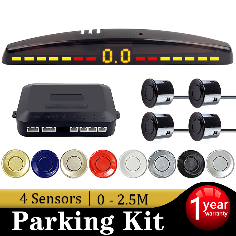 Kit Sensor De Estacionamento Hippcron Para Led Universal 22mm 4