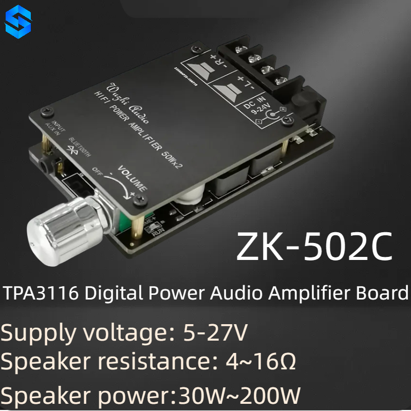 Zk C Hifi Est Reo Bluetooth Tpa Placa Amplificadora De Udio