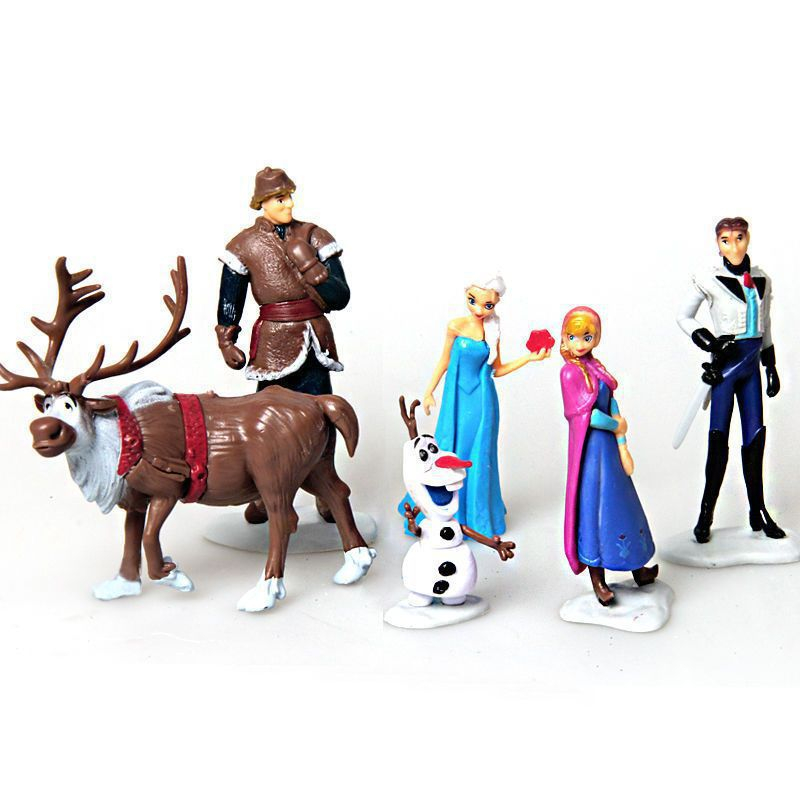 Pcs Set Cm Disney Frozen Princesa Elsa Anna Olaf Conjunto De