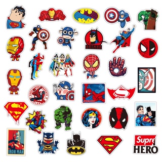 Autocolantes De Pcs Marvel Stickers Cartoon Superhero Sticker