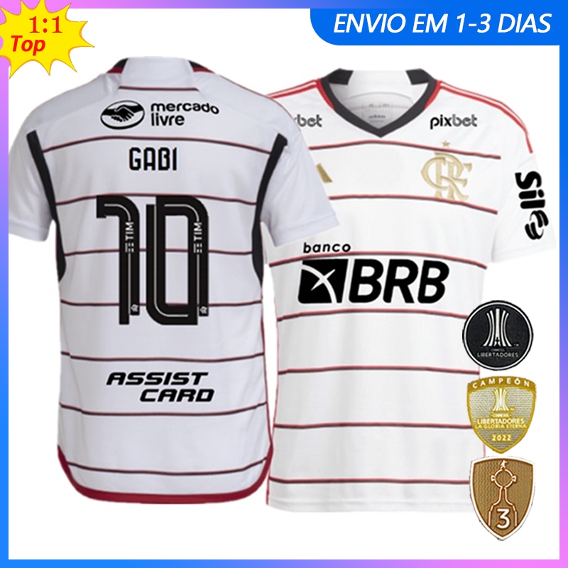 Camisa De Equipe Flamengo Away Ii Patrocinador Custom