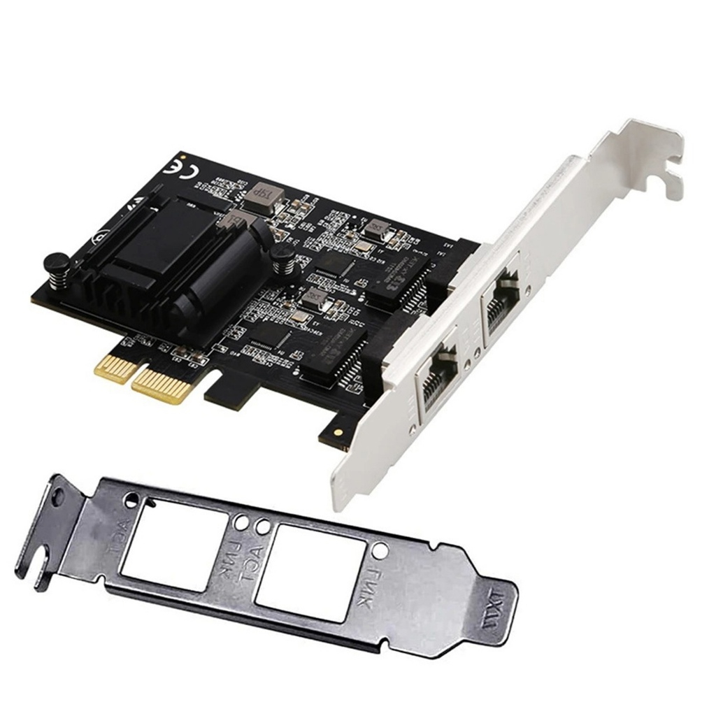 Placa De Rede Pcie Mbps Rj Ethernet Dual Network Port