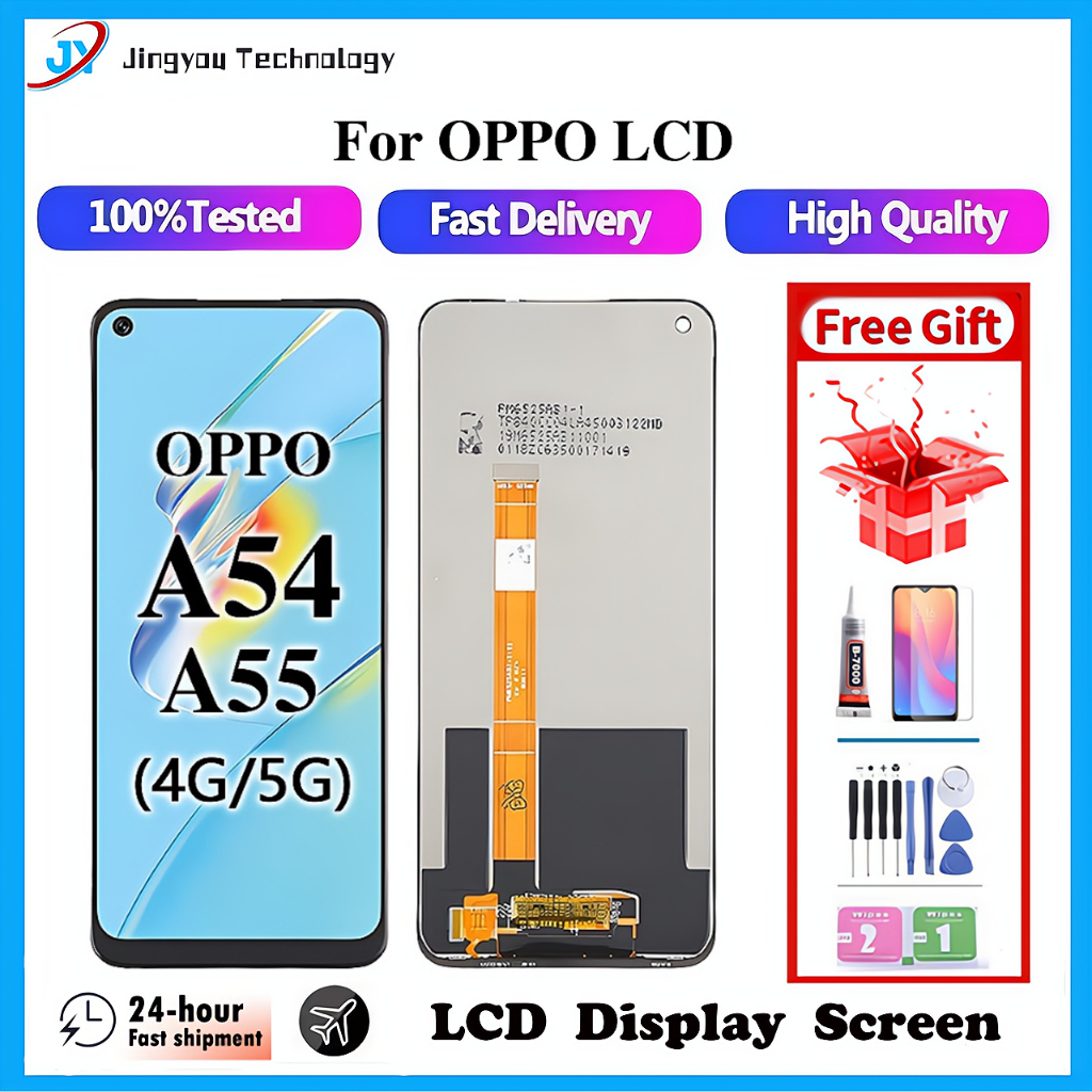 Para OPPO A52 A54 A55 A95 4G 5G Display LCD Digitalizador De Tela