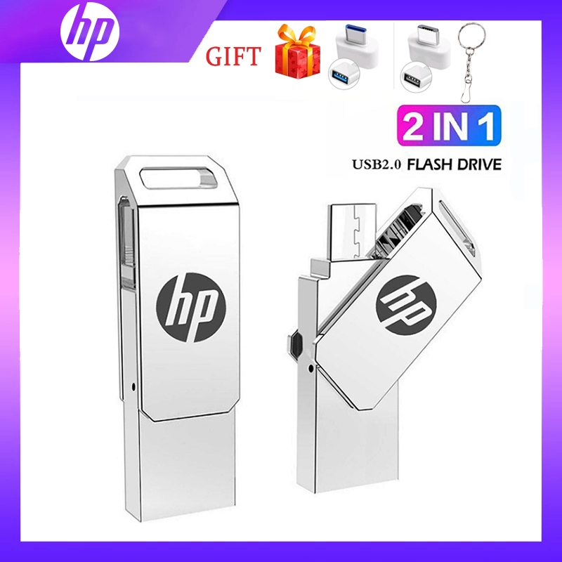 Driver de memória Flash dois em um Hp OTG 128 GB 256 GB 512 GB 1 TB 2