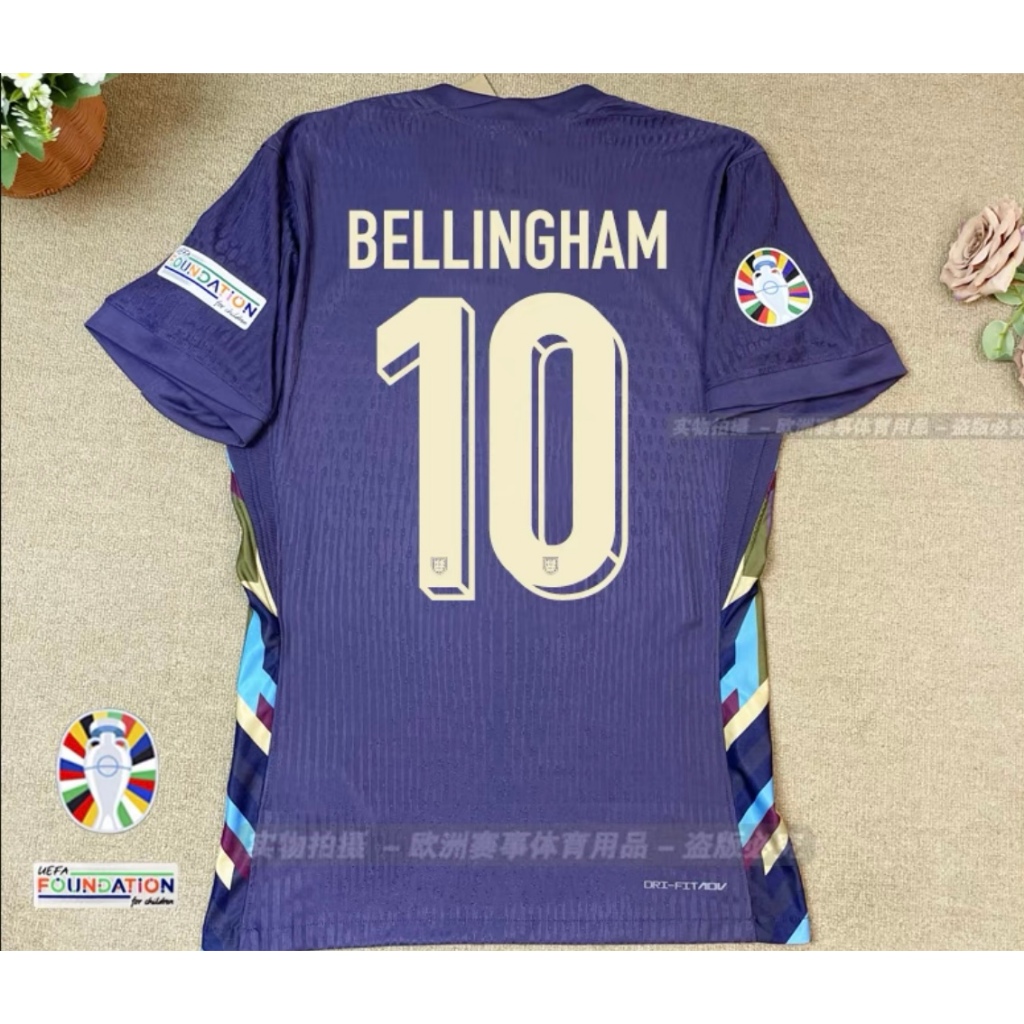 2024 25 Inglaterra Seleção Nacional Jogador Jersey Player Versão Home