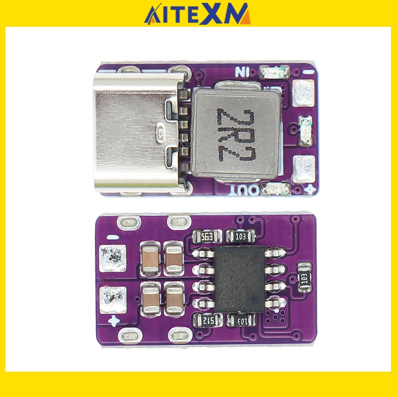 Potência Mini Módulo De Descarga De Bateria De Lítio De 5V Tipo C 3 7V