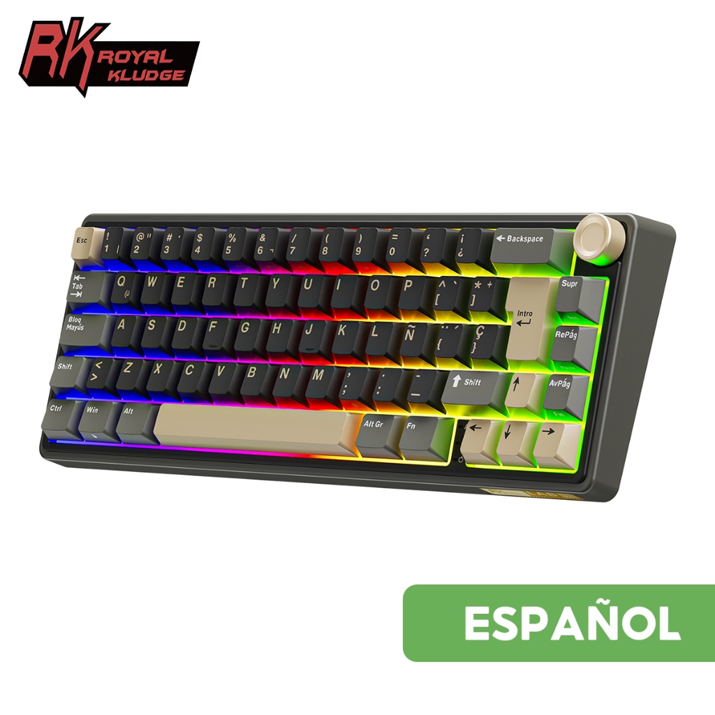 Rk Royal Kludge Rkr Junta Fio Teclado Mec Nico De Swapple Hot