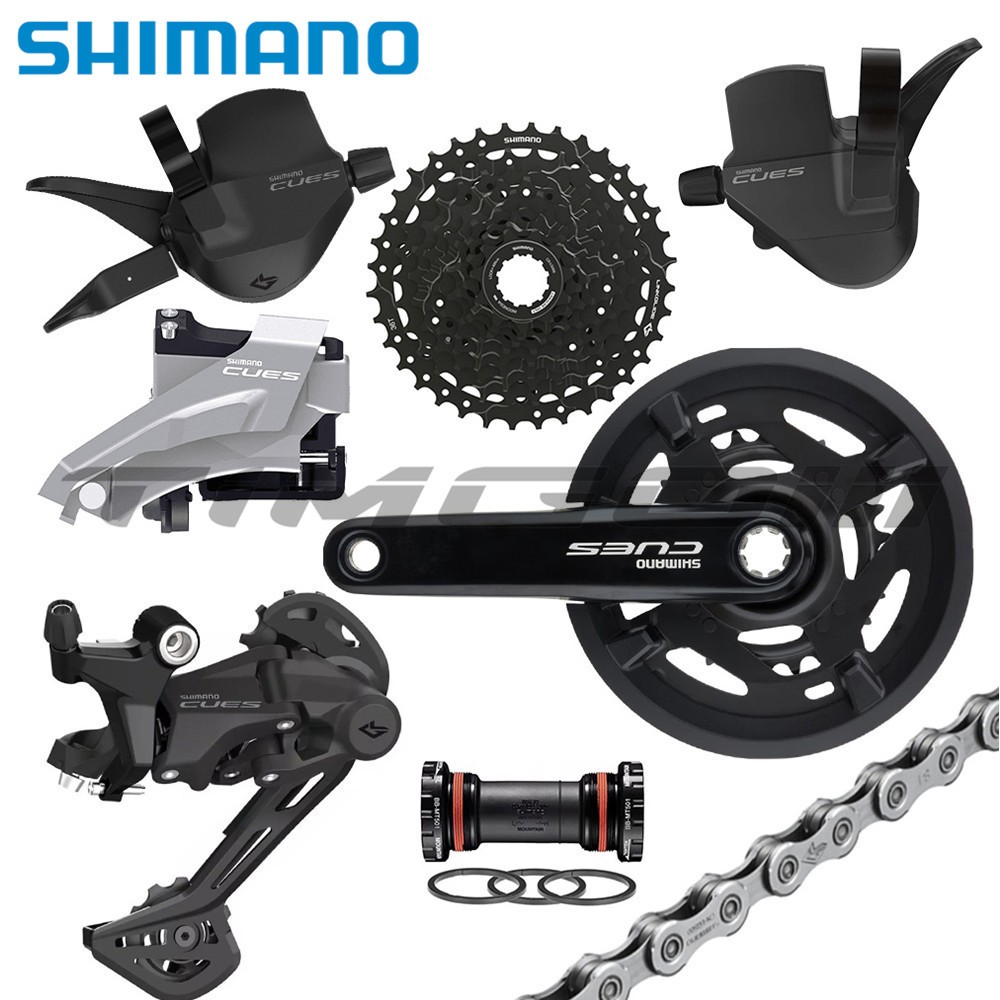 Shimano Cues U4000 MTB Bike 2 9 Speed Groupset FC U4010 Conjunto De