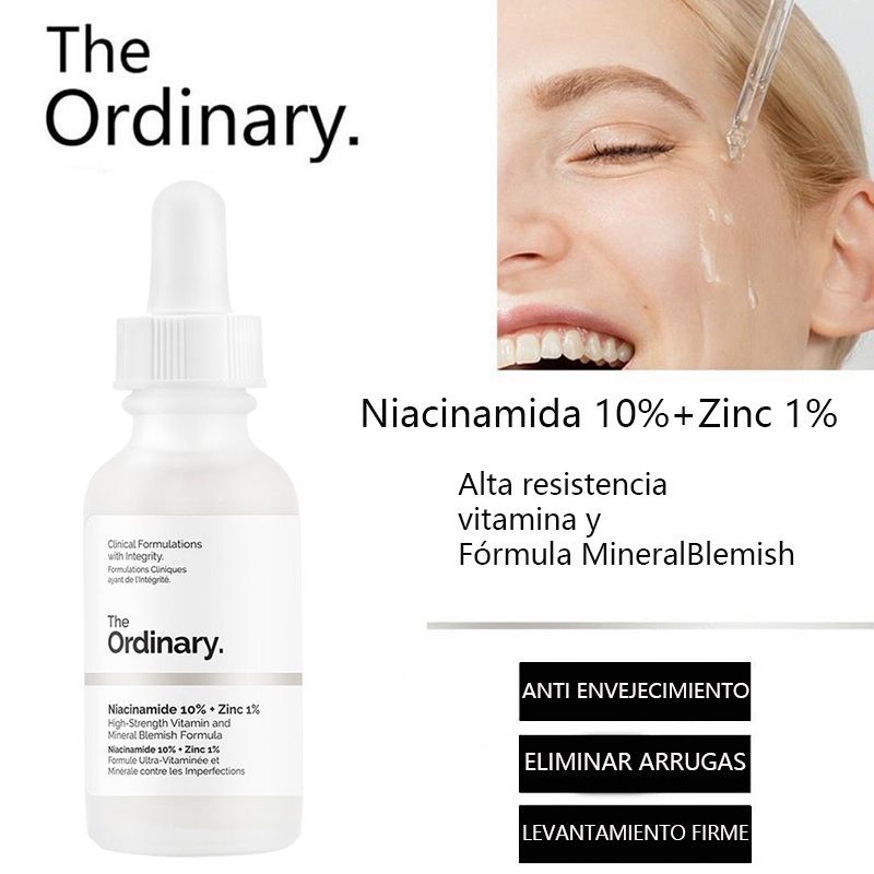 The Ordinary Niacinamida 10 Zinco 1 Reduzir Cravos Acne 30ml