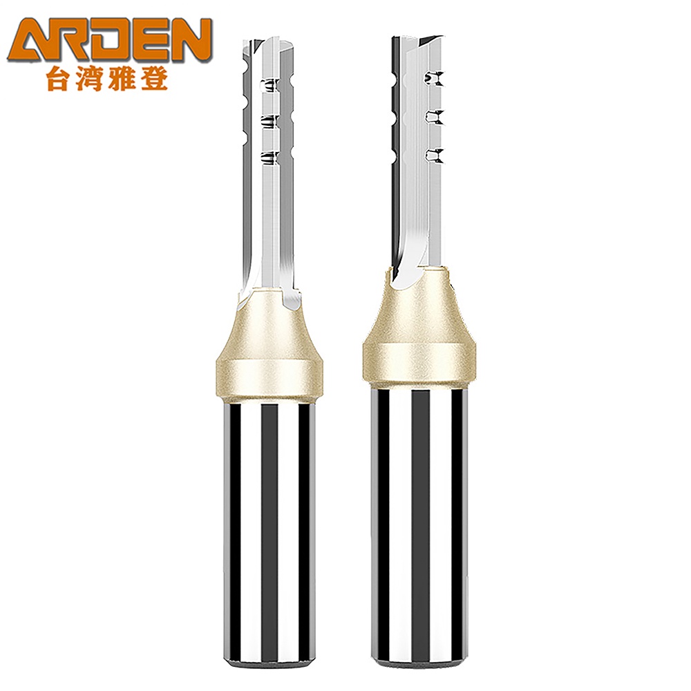 ARDEN 3 Flautas TCT Broca De Roteador Reto Corte De 3 Lâminas Fresa De