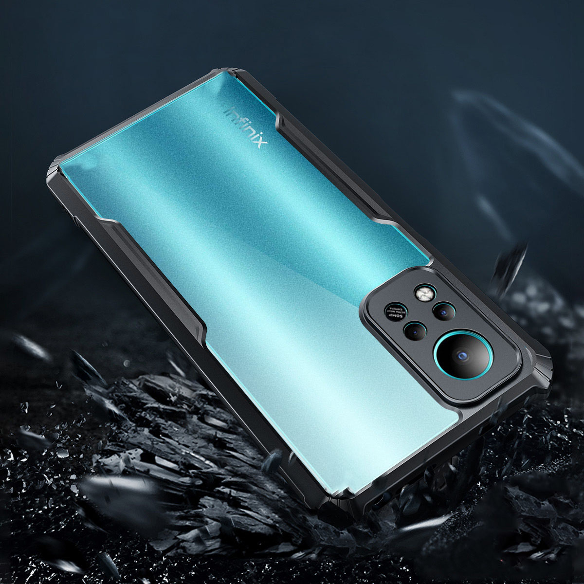 Capa Transparente Prova De Choque Infinix Hot S Nfc Play Pro