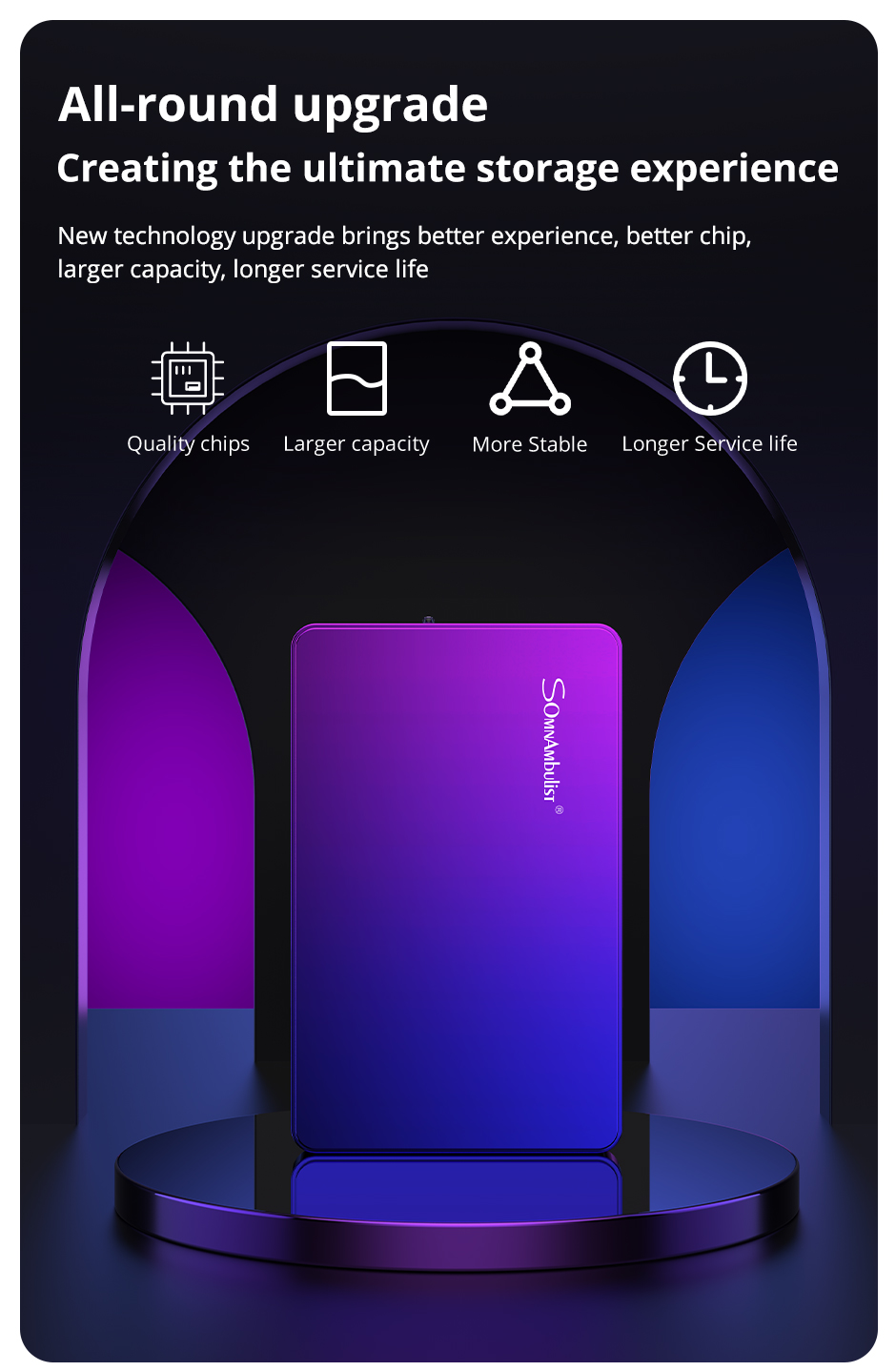 SomnAmbulist HDD Externo Portátil 2 5 Polegadas 160GB 500GB Compatível